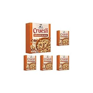 Quaker Cruesli Mélange de Noix 450 g (Lot de 5)