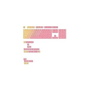 Glorious Gaming - Touches GPBT Gradient - Capuchons pour Claviers Mécaniques (Grapefruit), ineffaçables, pour claviers mécaniques Custom aux formats 100, 75, 65 et 60%, Disposition américaine QWERTY