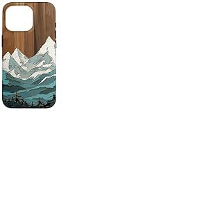 Coque pour iPhone 16 Pro Montagnes en plein air, nature, randonnée, forêt, paysage, thème bois