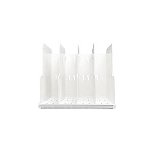 Exacompta - Réf. 390013D - Trieur vertical MODULOTOP avec 5 intercalaires Autentik - Pour tri du courrier ou documents A4+ - Dimensions : Profondeur 30 x largeur 28,8 x hauteur 25,5 cm - Blanc