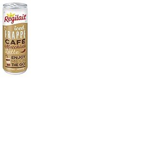 R&eacute;gilait Caf&eacute; au Lait Frapp&eacute; en Canette 250 ml (Lot de 6)
