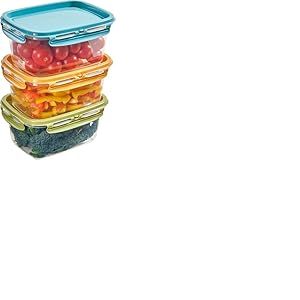 Snips, SnipsLock MIXCOLOR, Set de 3 Contenants pour Aliments, 3 x 1,2 LT, Rectangulaire, Boite Alimentaire 18,4 x 13,8 x 12 cm, Made In Italy