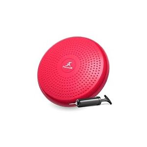 ProsourceFit Core Balance Disc Trainer, 14” Diameter with Pump for Improving Posture, Fitness, Stability