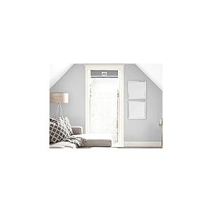 Soleil d'ocre Cal&egrave;che Voile Porte Fen&ecirc;tre Coton Gris 70 x 200 cm