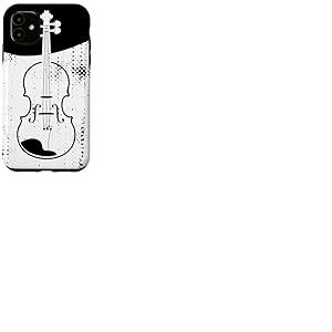 Violon Dessin Violoncelle Instrument de musique Coque pour iPhone 11