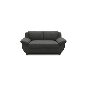 DOMO. collection Panama Canap&eacute; 2 Places, Canap&eacute; 2 Places, Ensemble 3-2-1 Canap&eacute; 91 x 159 x 80 cm (l x p x h), Anthracite
