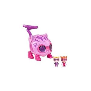 Just Play H&eacute;licopt&egrave;re SuperChatons de Disney Junior mesurant 14 cm de Haut avec Effets sonores et Lumineux, 3 Accessoires, Figurines articul&eacute;es, Jouets pour Enfants de 3 Ans et Plus