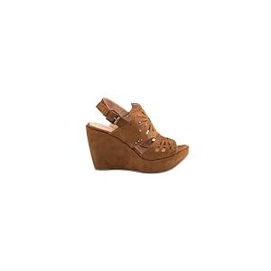 CHATTAWAK Femme 5LISERONCAMEL38 Sandale à Talon, Camel, 38 EU
