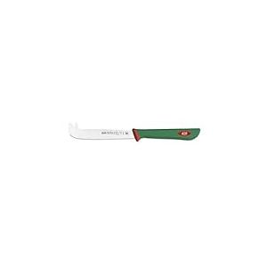 Sanelli Ligne Premana Professional,Couteau Fromage Parmesan Cm.12,Acier Inoxydable,Vert et Rouge,