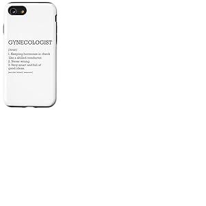 Définition du poste de gynécologue personnalisée drôle gynécologie Coque pour iPhone SE (2020) / 7 / 8