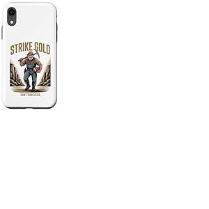 Strike Gold San Francisco Cool Football City Sport Fan Coque pour iPhone XR