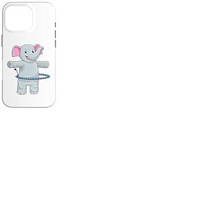 Elephant Cerceau Fitness Workout Gymnastique Coque pour iPhone 16 Pro