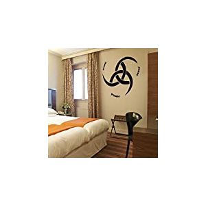 Stickers Triskell - Rouge, L 89cm x H 80cm