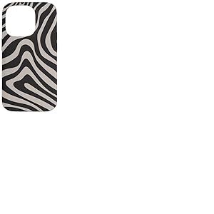 Jolis tourbillons tendance, motif tourbillon noir esthétique Coque pour iPhone 14 Pro