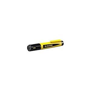 Ledlenser Lampe Torche LED EX4 Solide pour Atelier, Fonctionne avec 2 Piles AAA, Protection Contre Les Explosions en Zone ATEX 0/20, 50lm, étanche IP68, portée de 35 m, Lampe de Poche, lumière Flash