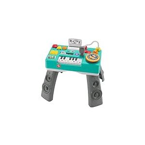 Fisher-Price Ma Table d’Activités de DJ Rires & Éveil | Table d'Activité Bébé Lumineuse et Musicale, Version: Néerlandais; Anglais, UK; Française; Allemande; Italien, HRB67