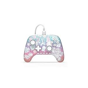 PowerA Manette filaire Advantage pour Nintendo Switch 2 - Mushroom Kingdom, Sous licence officielle, Effet Hall, Boutons programmables, Manette Pro, Bouton C, Commandes audio intégrées