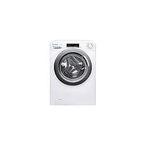 CANDY - Lave-Linge Séchant - Machine à Laver Séchante 10+ 6kg/1400 trs/min - Classe Énergétique A - 15 Programmes - Ecran Digital, Fonction Vapeur - Blanc - 85 x 60 x 54 cm - Modèle CSWS4106TWMRE/FR
