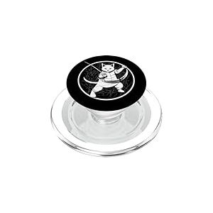 Chat Escrimeur Jeu d'escrime Fencer Sportive Chat Escrime PopSockets PopGrip pour MagSafe