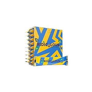 THE PROTEIN WORKS Barre Prot&eacute;in&eacute;e Vegan Ridiculous | 100% Vegan | Sans huile de palme | 15g de prot&eacute;ines et peu de sucre| Biscuit Chocolat Croquant | Boite de 9