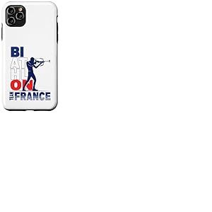 Biathlon Ski de Fond & Tir à la Carabine Team France Coque pour iPhone 11 Pro Max
