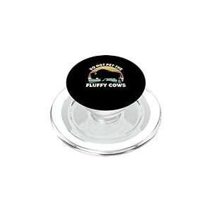 Ne caressez Pas Les Vaches moelleuses | Buffalo Bison Lover PopSockets PopGrip pour MagSafe