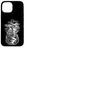 Guitare Acoustique Paysage Art Montagne Rivière Musique Coque pour iPhone 15