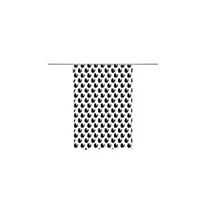 Bonamaison, Rideau de Douche Imprim&eacute; Num&eacute;riquement, Anneaux de Rideau de Douche Inclus, 1 Pi&egrave;ce, 140X200 Cm - Con&ccedil;u et fabriqu&eacute; en Turquie