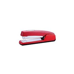 Bostitch Agrafeuse professionnelle entièrement en métal, capacité de 20 feuilles, rouge
