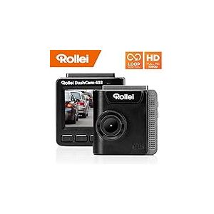 Rollei CarDVR 402 Dashcam | Caméra automatique | Enregistrement d'urgence | Full HD (1080p/30fps) | Fonction boucle | Dashcam Voiture avec module GPS et G-Sensor