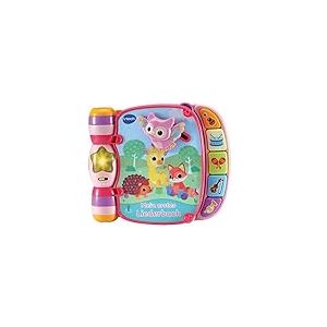 VTech Baby Mon Premier Livre de chansons Rose – Livre coloré avec 7 Pages et éléments Mobiles pour Jouer, écouter et Chanter – pour Les Enfants de 9 à 36 Mois