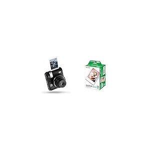 INSTAX Mini 99 Black Camera & Fujifilm instax - Twin Films pour Mini - 86 x 54 mm - 20 Count (Pack of 1)