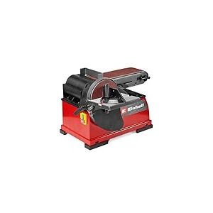 Einhell Ponceuse stationnaire &agrave; bande et &agrave; disque TE-US 400 (400 W, plateau de pon&ccedil;age &Oslash; 150 mm, bande abrasive 100 x 914 mm, vitesse max. de la bande 348 m/min, accessoires inclus)