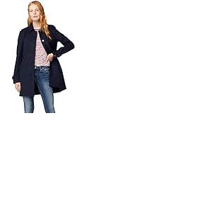 Tommy Hilfiger Veste Femme Heritage Single Breasted Trench Veste Demi-Saison, Bleu (Midnight), XXL