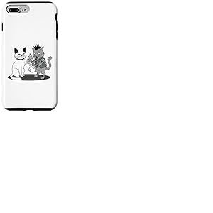 Chat Tatouage Chat Dr&ocirc;le Meme Encres Kitty Humour Tatoueur Artiste Coque pour iPhone 7 Plus/8 Plus