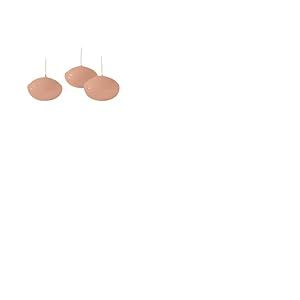 Bougies flottantes &Oslash; 4,5 cm h. 2,7 cm 20 pi&egrave;ces - Rose antique