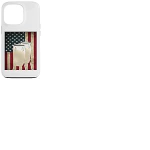 Congas Drapeau américain avec percussion batteur Conga Coque pour iPhone 13 Pro