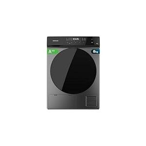 Cecotec Sèche linge pompe à chaleur en acier de 8 kg Bolero DressCode Dry 8400 Steel A++. Full Touch, 15 programmes, tambour en acier inoxydable, Repassage facile.