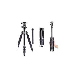 SIRUI LightLegs AM-005K+D-10K Trépied de Voyage avec rotule en Aluminium Noir 140,8 cm