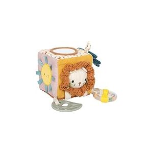 Small Foot Jouet pour b&eacute;b&eacute; Cube de Jeu en Tissu &laquo; Little Lion &raquo;, Multifonctionnel, Jouet de motricit&eacute; avec Suspension, 12777