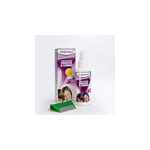 Paranix Traitement spray poux et lentes avec peigne, 100% efficace en 10 minutes, 100 ml