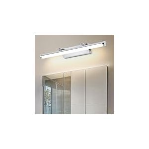 Dehobo Applique salle de bain 9 W 42 cm - Lampe miroir avec interrupteur IP44 blanc neutre 4000 K pour le maquillage - Lumière LED AC100-240 V non dimmable