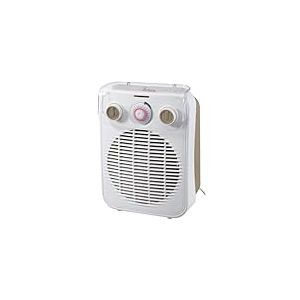 ARDES - AR4F10TI Radiateur Soufflant Filaire CHRONOS, Radiateur Chauffant 2 Puissances Éco/confort, Thermostat Température Ambiante, Radiateur Chauffage Soufflant Portable avec Minuterie 24H