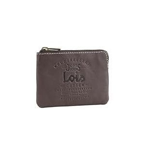 Lois - Porte Monnaie Homme Cuir Souple Petit Format - Petit Porte Monnaie Homme - Bourse Porte Monnaie Multi Rangements Anti RFID. Porte Carte Cuir., Brun foncé