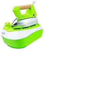 DCG Fer à repasser vapeur professionnel DB8000.Débit vapeur 80 g/min.Fonction vapeur verticale continue.Puissance : 850 W (fer à repasser), 1450 W (chaudière), blanc/jaune
