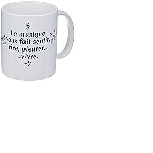 Mopec G330.6 Mug C&eacute;ramique La Musique Vous faites Sentir