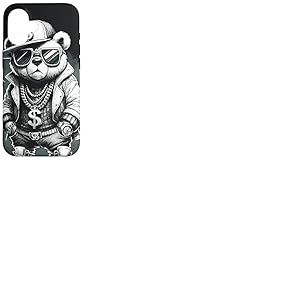 Hip Hop Ours Cool Streetwear Swag Coque pour iPhone 16