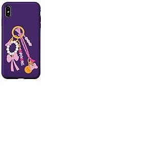 Disney Minnie Mouse Matching Fashion Bag Charm Coque pour iPhone XS Max
