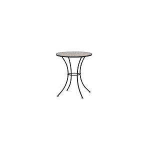 MWH 380813 Prato Table de Jardin Structure Acier Noir 60 x 60 x 69,5 cm