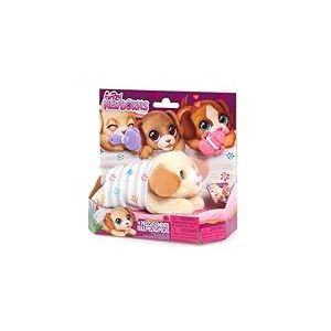 Just Play Chiot interactif de FurReal, Petit Chiot interactif en Peluche avec Effets sonores et mouvements, Peluches, Jouets pour Enfants de 4 Ans et Plus